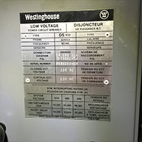 Westinghouse Unit Information